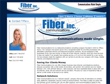 Tablet Screenshot of fiberinc.net